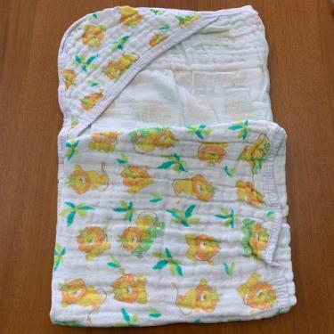 Imagem de Toalha soft bebê menino 85x85 cm - Minasrey, Leãozinho Jungle