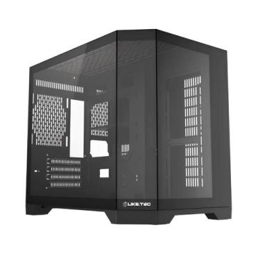 Imagem de Gabinete Gamer LikeTec Ilusion Dark - Vidro Temperado - USB 3.0 - Pret