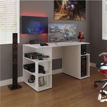 Imagem de Mesa Gamer Pintura UV Somália Brienza Movelaria, Branco