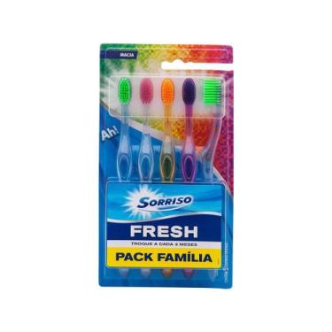 Imagem de Escova de Dente Colgate Fresh 5 Unidades