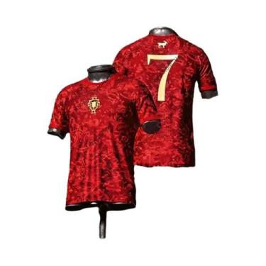 Imagem de Camiseta Comemorativa Cristiano Ronaldo Para Homens, Mulheres E Crianç