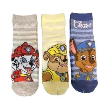 Imagem de Meias De Malha Paw Patrol Para Crianças, 3 Pares, Chase Marshall Rubbl