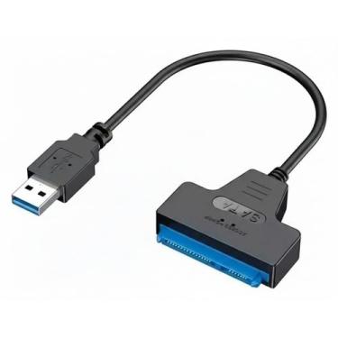 Imagem de Cabo Adaptador USB 3.0 para SATA III HDD SSD 2,5 Pol Tomate MTV-729