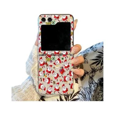 Imagem de Capa De Telefone Dura E Transparente Com Tema De Natal, Boneco De Neve