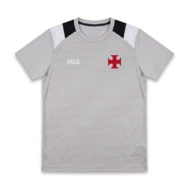 Imagem de Camiseta Braziline Vasco Toque - Feminina - Cinza - GG, Cinza, GG