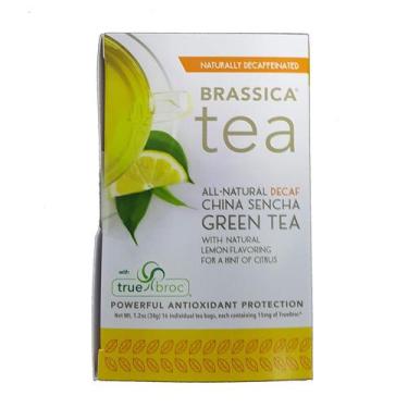 Imagem de Chá Verde Descafeinado Brassica com Limão - 16 Sachês - Brassica Tea