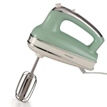 Imagem de Batedeira de Mão Ariete Vintage Verde 5 Velocidades + Turbo 450W 110V,