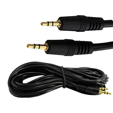 Imagem de Cabo de Áudio Auxiliar P2 x P2 Conectores Ouro de 1,5 Metro