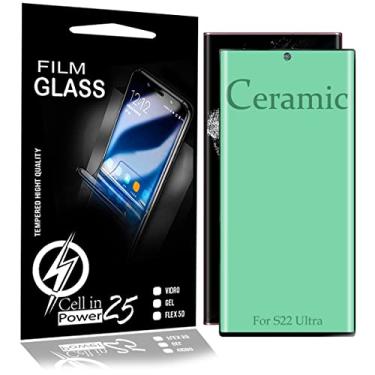 Imagem de Película 9d Cerâmica Para Galaxy S22 Ultra S908 + película câmera - Cell in Power25