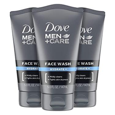 Imagem de Dove Gel de banho masculino + hidratante facial Plus, 142 g, 3 unidades