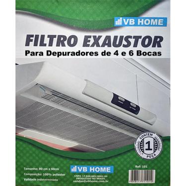 Imagem de Kit c/ 3 - Manta Filtro Para Depurador de 4 ou 6 Bocas