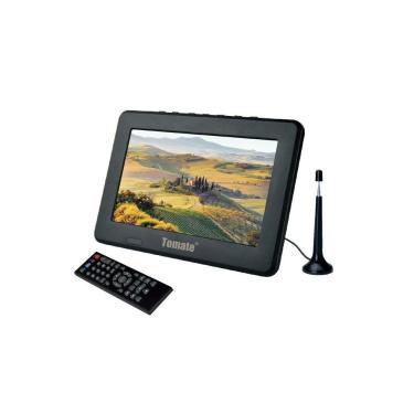 Imagem de Tv Portatil Led Monitor Tv Digital 9 Pol Micro Sd Com Antena