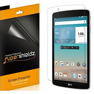 Imagem de [Pacote com 3] SUPERSHIELDZ- Protetor de tela transparente de alta definição antibolhas para LG G Pad F 8.0 + Garantia vitalícia de substituição – Embalagem de varejo, HD Clear