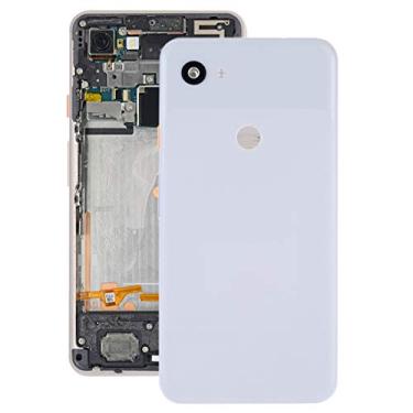 Imagem de HONGYAN Peças de substituição de telefone celular Tampa traseira da bateria com lente de câmera e chaves laterais para o Google Pixel 3a XL Acessórios telefônicos