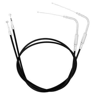 Imagem de HDBUBALUS Cabo de acelerador de motocicleta apto para Harley Sportster Iron XL 883 1200 Dyna Softail Road King (tamanho: 120cm)