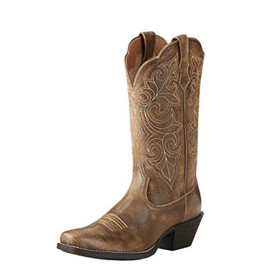 Imagem de Ariat Bota caubói feminina redonda com bico quadrado, Bomber vintage, 6.5 Wide