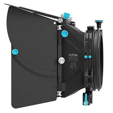 Imagem de Fotga DP500III 4x4 DSLR lente Swing-Away Matte Box com rosquinhas para sistema de trilho de 15mm para Sony A7 A7R A7S II III A9 A6300 A6500 GH5S Canon 5D 6D 7D II III IV D850 BMPCC 4K 6K DSLR Câmera de Cinema de Vídeo