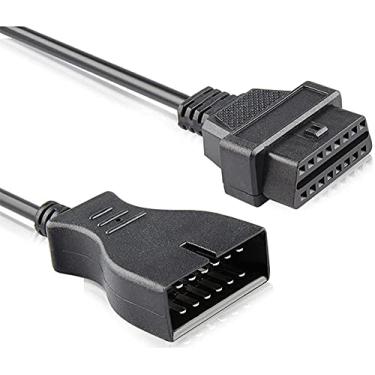 Imagem de Cabo adaptador de extensão de diagnóstico OBD 12 pinos OBD1 a 16 pinos OBD2 conector cabo adaptador de diagnóstico para veículos GM