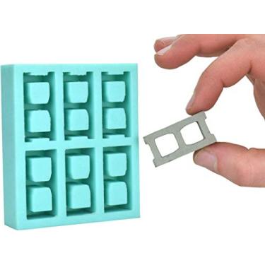 Imagem de Acacia Grove Molde de bloco de concreto em miniatura, borracha de silicone (escala 1:10)