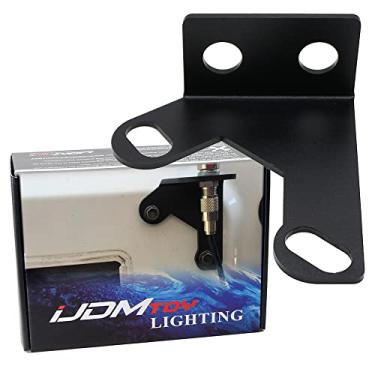 Imagem de iJDMTOY Suporte de montagem de antena CB duplo compatível com Jeep 2007-2017 Wrangler JK Unlimited