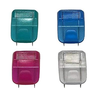 Imagem de Tetra-Teknica (pacote com 24) CWC-1053 Ganchos para painel divisória em tecido cubículo, cores sortidas