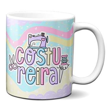 Imagem de Caneca Costureira Profissão Costurar Profissional Presente (Branca)