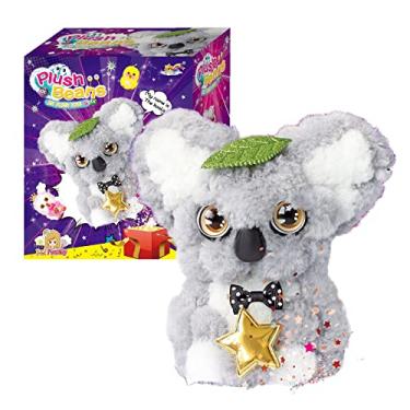 Imagem de Myweyde Quebra-cabeça em 3D, Animal Criativo Bela Coruja/Koala/Bear/Chicken Plush Stuffed Animal, Quebra-cabeça em 3D da Koala, Peluche de Urso de Bricolage (A)