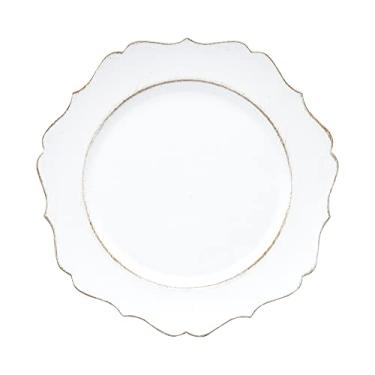 Imagem de SOUSPLAT DE PLÁSTICO STAR BRANCO 33cm