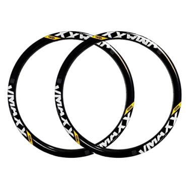 Imagem de Kit 2 Aros Rodas 26/36 Furos Freio a Disco Válvula Schrader Grossa Downhill Freehide Vmaxx Vzan