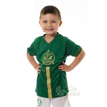 Imagem de Camiseta Infantil Palmeiras Dourada Oficial