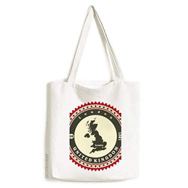 Imagem de Londres, Reino Unido, Reino Unido, Grã-Bretanha, sacola de lona, sacola de compras, bolsa casual