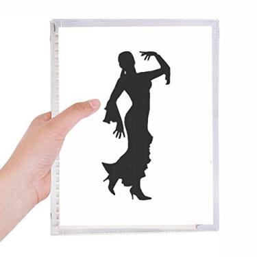 Imagem de Caderno Folk Dance Art Performance Dancer Caderno de folhas soltas diário recarregável de papelaria