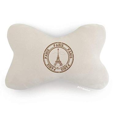 Imagem de DIYthinker Paris França Torre Eiffel Clássico Country Carro Cidade Decoração Pescoço Almofada Almofada Almofada Almofada de Encosto de Cabeça