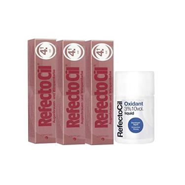 Imagem de Kit Refectocil 3 Tinta + 1 Oxidante N° 4.1 Vermelho