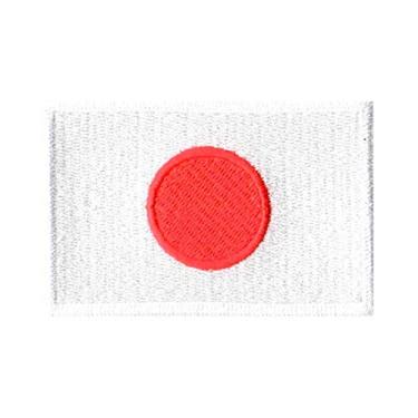 Imagem de Patch Bordado - Bandeira do Japão BD50061-315 Fecho de Contato