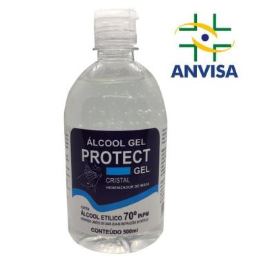 Imagem de Alcool Em Gel 70% Higienizador De Mãos C/ Carbopol- 500ml - Protect