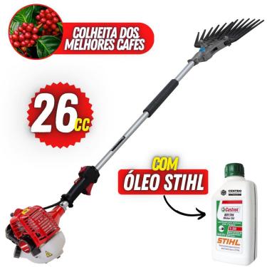 Imagem de Derriçadeira Portátil de Café Kawashima Com Braço de 110cm e Garra Turbo 2 Ideal Para A...