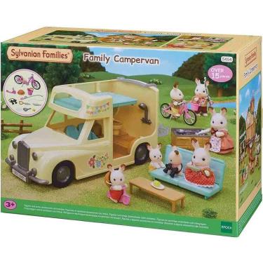 Imagem de Carro Roda Livre - Sylvanian Families - Camping Van da Família - Epoch Magia