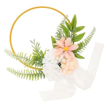 Imagem de VILLCASE Peça Central Buquê De Flores Mesa De Casamento Livros Decoração Guirlanda Artificial Adorno De Festa Buquês De Noiva Para Noiva Coroa De Casamento Rosa Segurando Flores