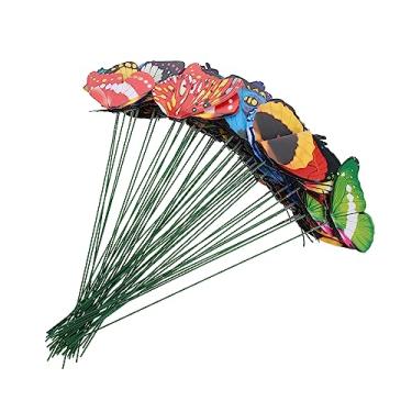Imagem de ABOOFAN 200 Peças De Enchimento De Jardinagem Arranjos Para Convidados Decorativos Qualquer Layout De Libélulas Suprimentos De Jardim Pátio Para Links De Plantas Cm Estacas Ao Ar Livre