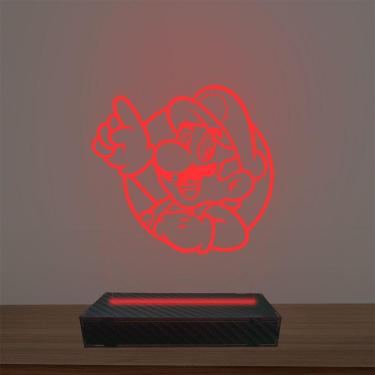 Imagem de Luminária Led 3d Mario Abajur Luxo