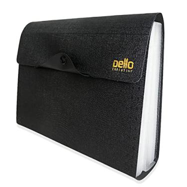 Imagem de Pasta Sanfonada Duplicata Executive Preta C/31 Divisorias, Dello, 6082.P.0006, Preta