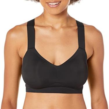 Imagem de Bali Sutiã feminino Comfort Revolution Easylite costas nadador respirável sem aro Df3499, Preto, M