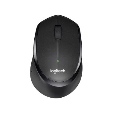 Imagem de Logitech Mouse sem fio M330 Silent Plus, 2,4 GHz com nanoreceptor USB, rastreamento óptico de 1000 DPI, bateria de 2 anos, compatível com PC, Mac, laptop, Chromebook - preto