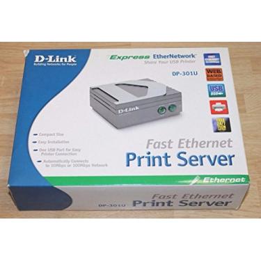 Imagem de D-Link Servidor de impressão de 1 porta USB 10/100TX DP-301U
