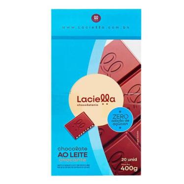 Imagem de Chocolate Laciella Chocolate Crocante Zero Acuçar 20X20gr