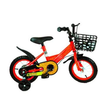 Imagem de Bicicleta Infantil Menino Menina Aro16 Vermelha Rodinha 60Kg - Elite
