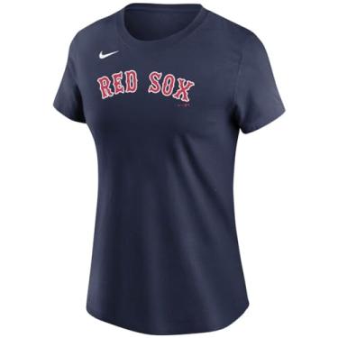 Imagem de Nike Camiseta feminina MLB Wordmark, Azul marino, M