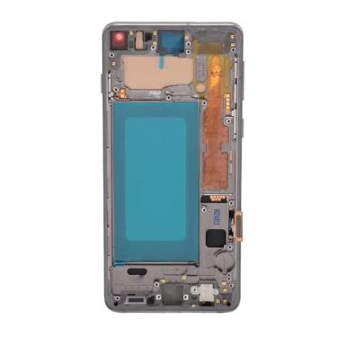 Imagem de para Substituição da Tela do Telefone Galaxy S10, Conjunto Digitalizador de Tela de Toque Com Tela LCD de 6,1 Polegadas para Galaxy S10 G973W G9730 G973F G973U, Conjunto de (Cinza)