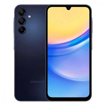 Imagem de Smartphone Samsung Galaxy A15 5G 6.5 FHD+ 90Hz 128GB Câmera Tripla 50MP 5MP 2MP Azul Escuro SM-A156MZKDZTO - Azul-escuro